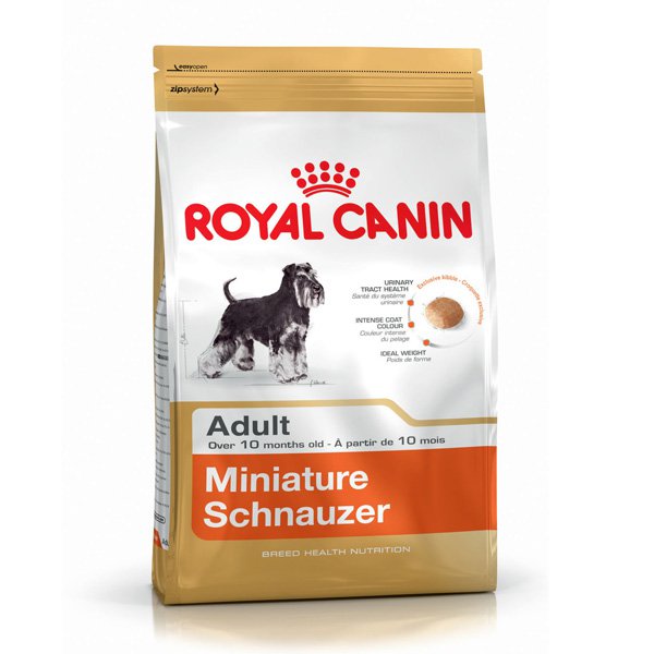 Pienso Royal Canin Miniature schnauzer adult 7.5kg Girona 