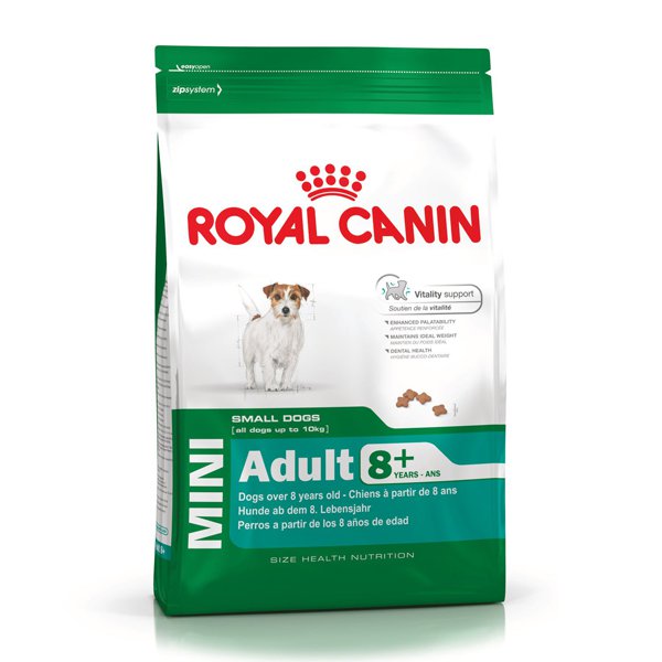 Pienso Royal Canin Mini Adult +8 2kg Girona 